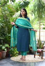 South cotton Handloom Salwar Set