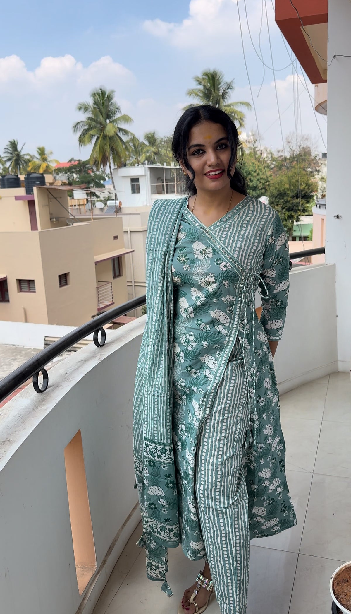 A Line Cotton suit Set