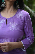 Handloom Embroidery Cotton Salwar set -3
