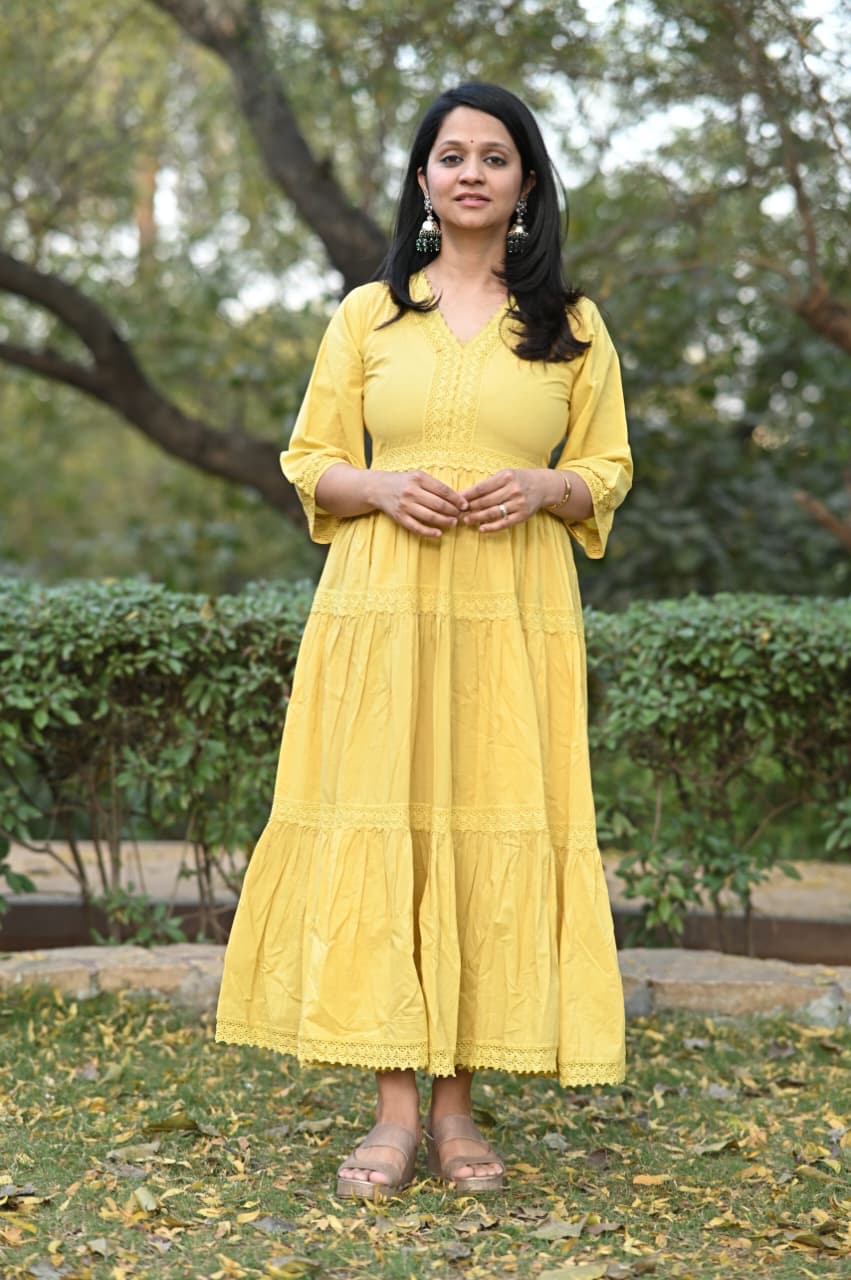 Cotton Tier Gown