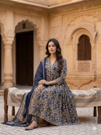 Alia Cut Full Sleeves Anarkali Set