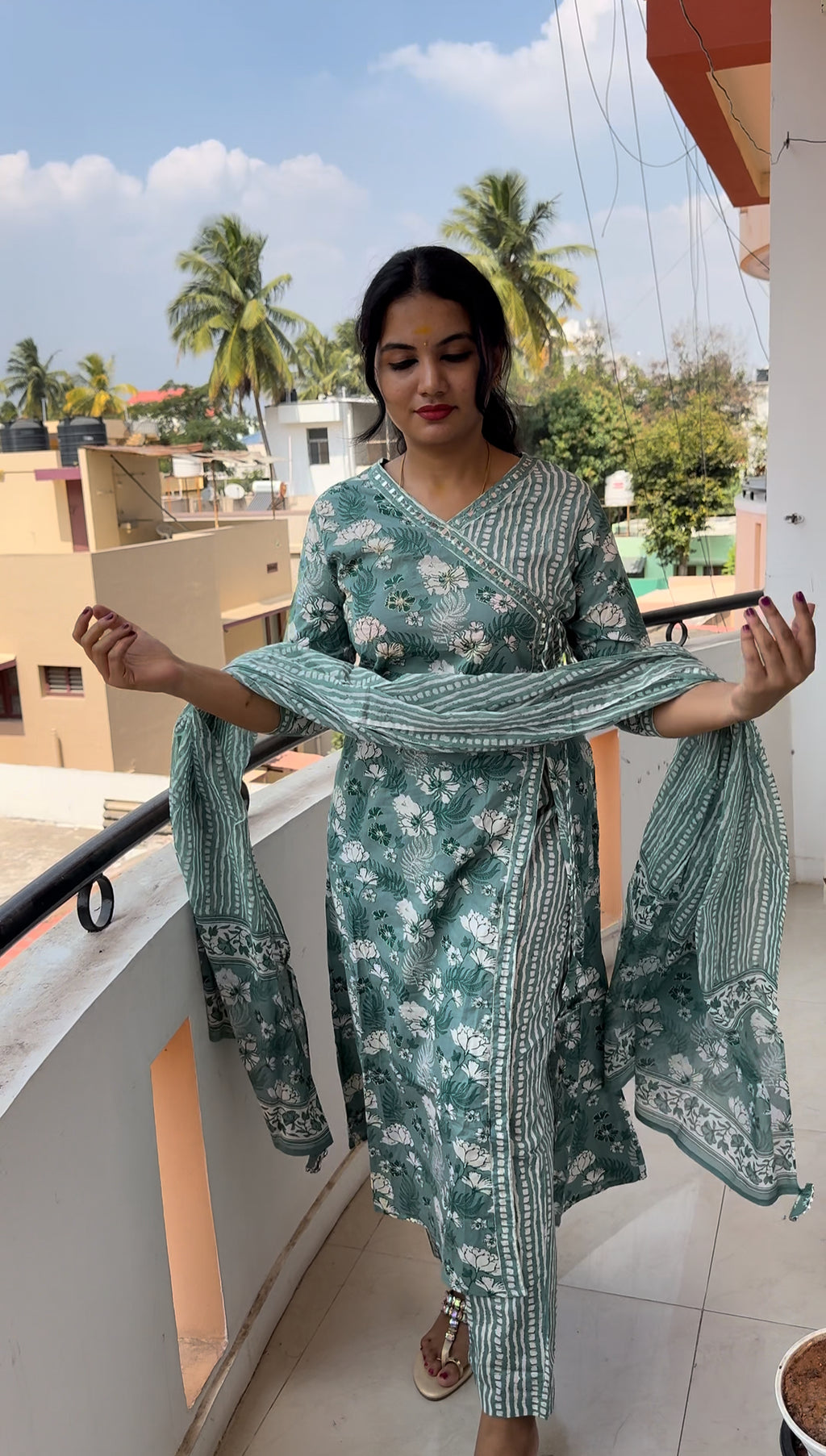 A Line Cotton suit Set