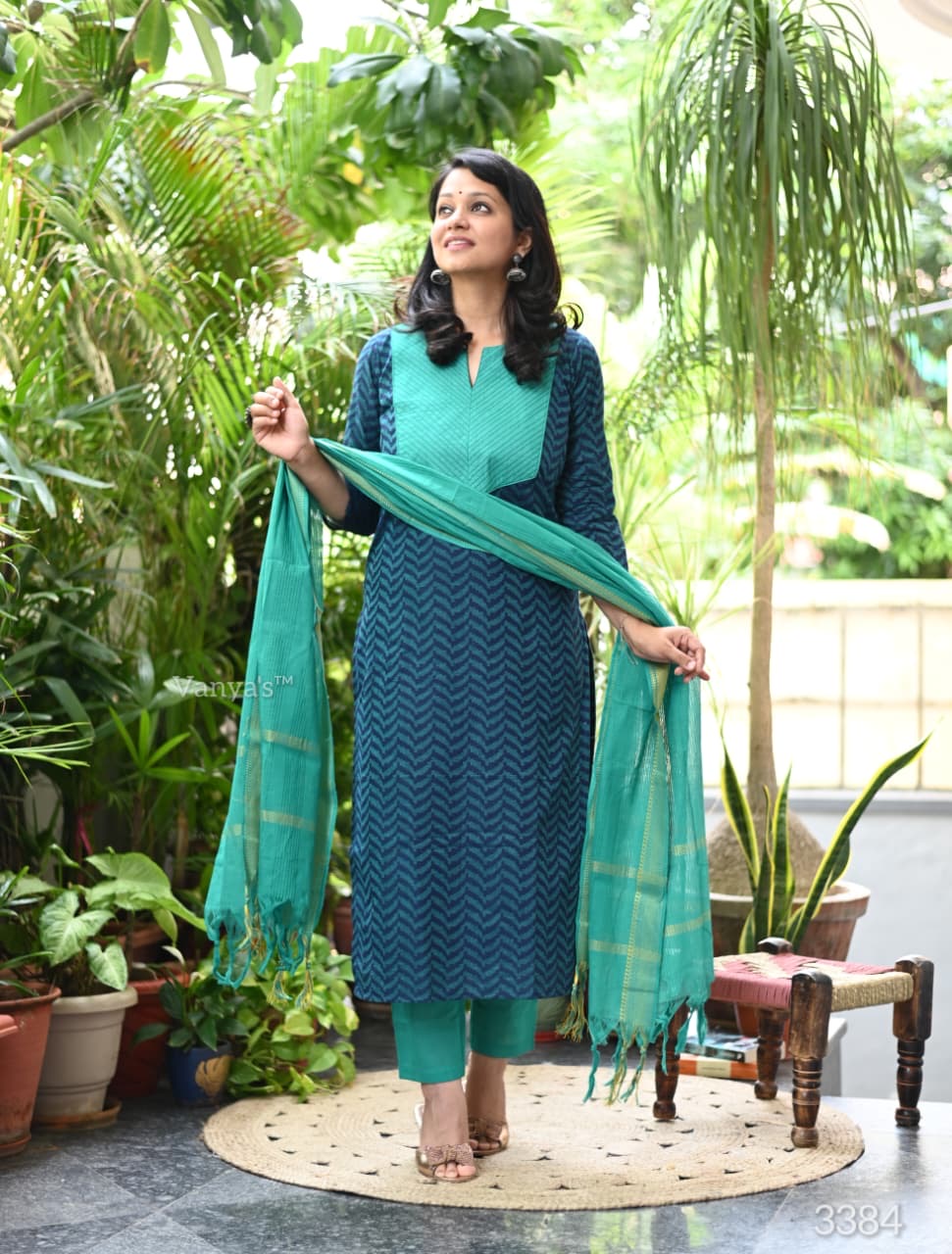 South cotton Handloom Salwar Set