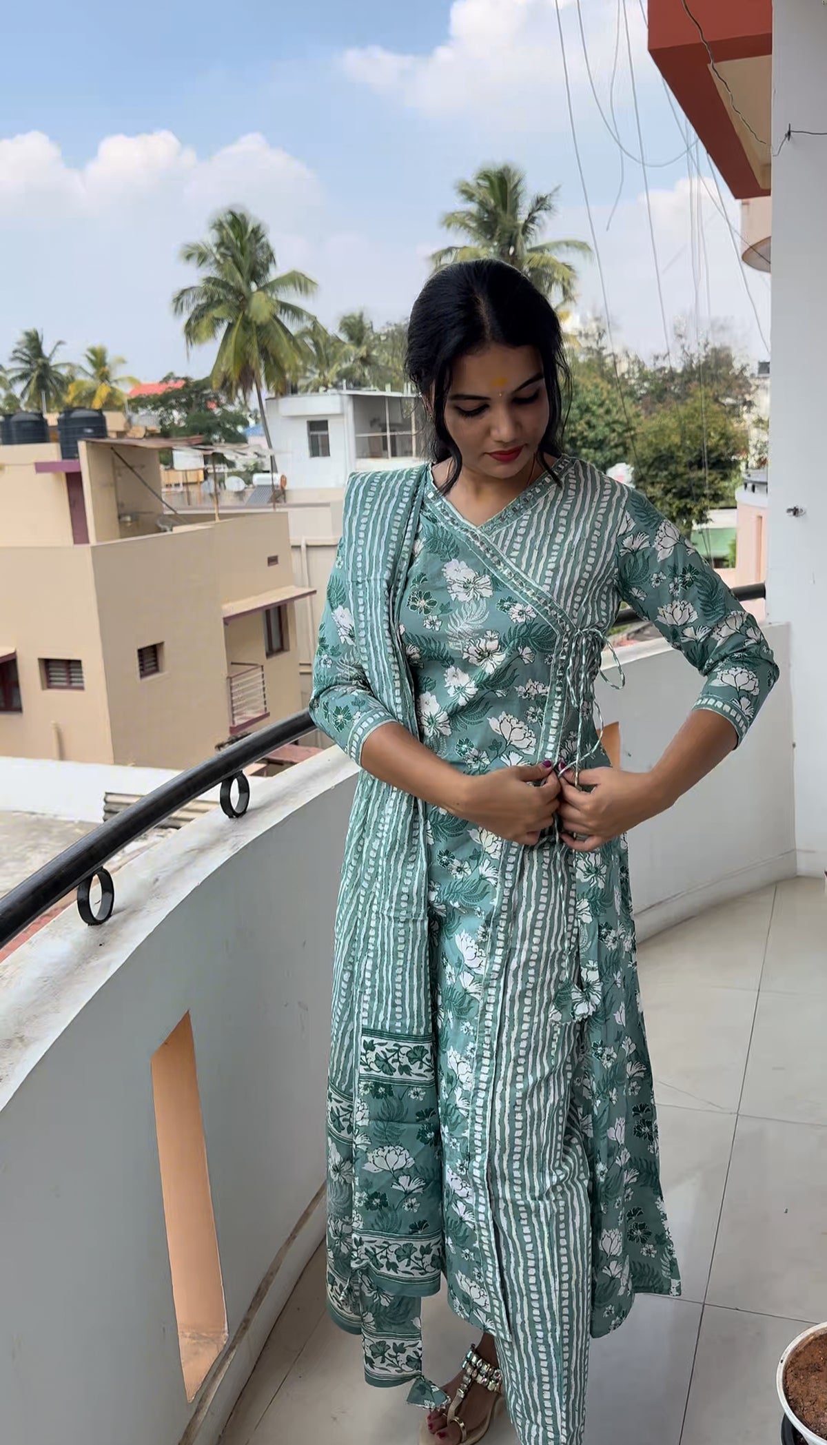 A Line Cotton suit Set