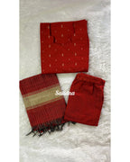 Raw silk - Rust orange