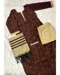 Raw silk - Chocolate brown