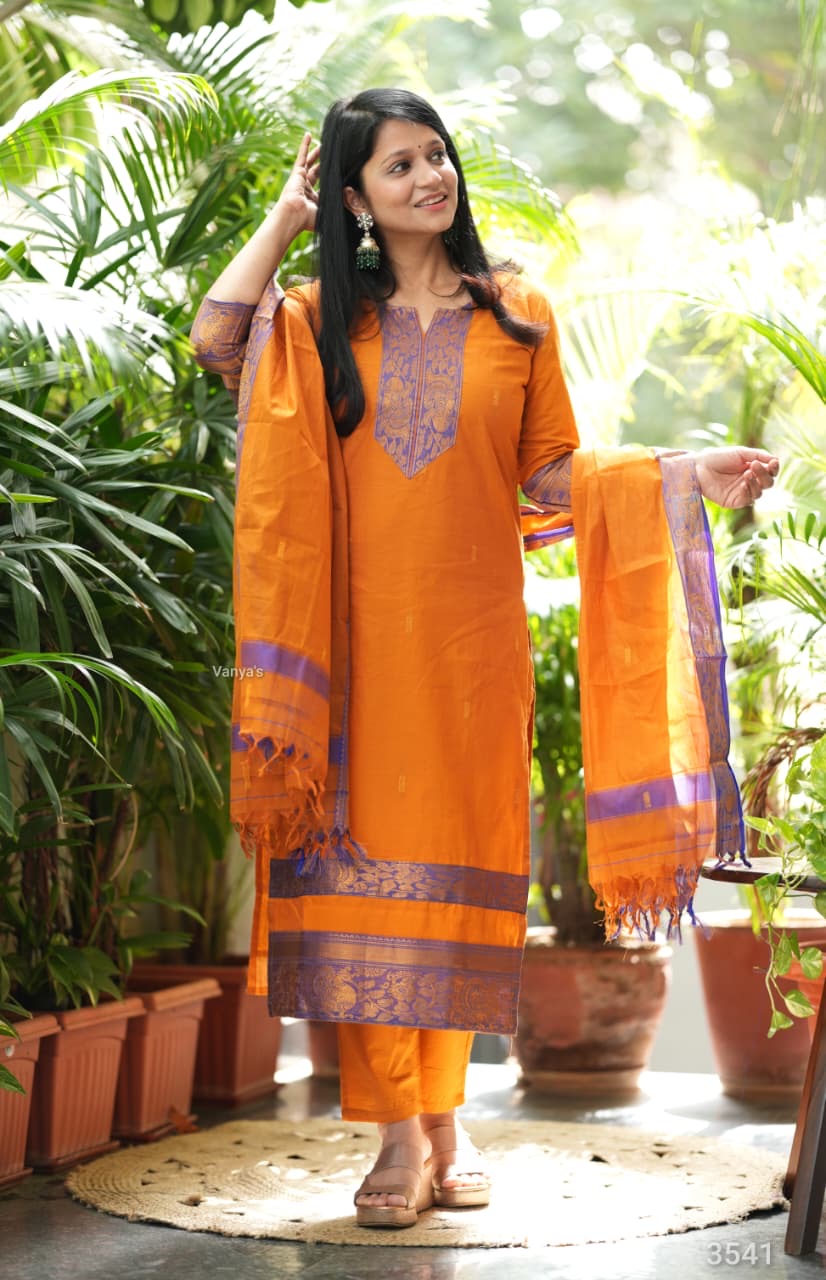 Kanchi Cotton Kurta Set