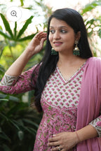 Floral Anarkali Set