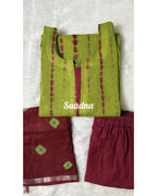Tie & dye Linen Salwar set