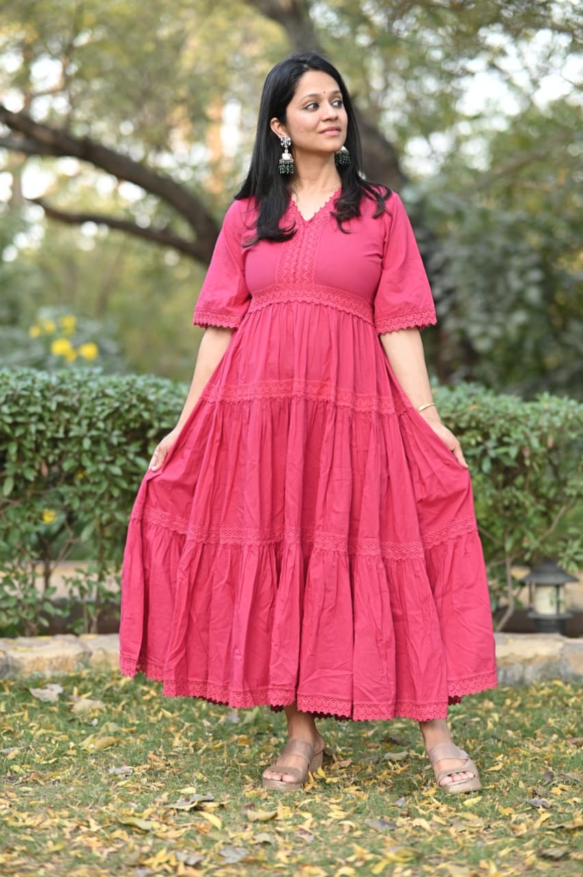 Cotton Tier Gown