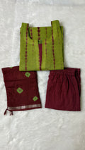 Tie & dye Linen Salwar set