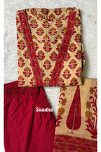 Floral Anarkali Set