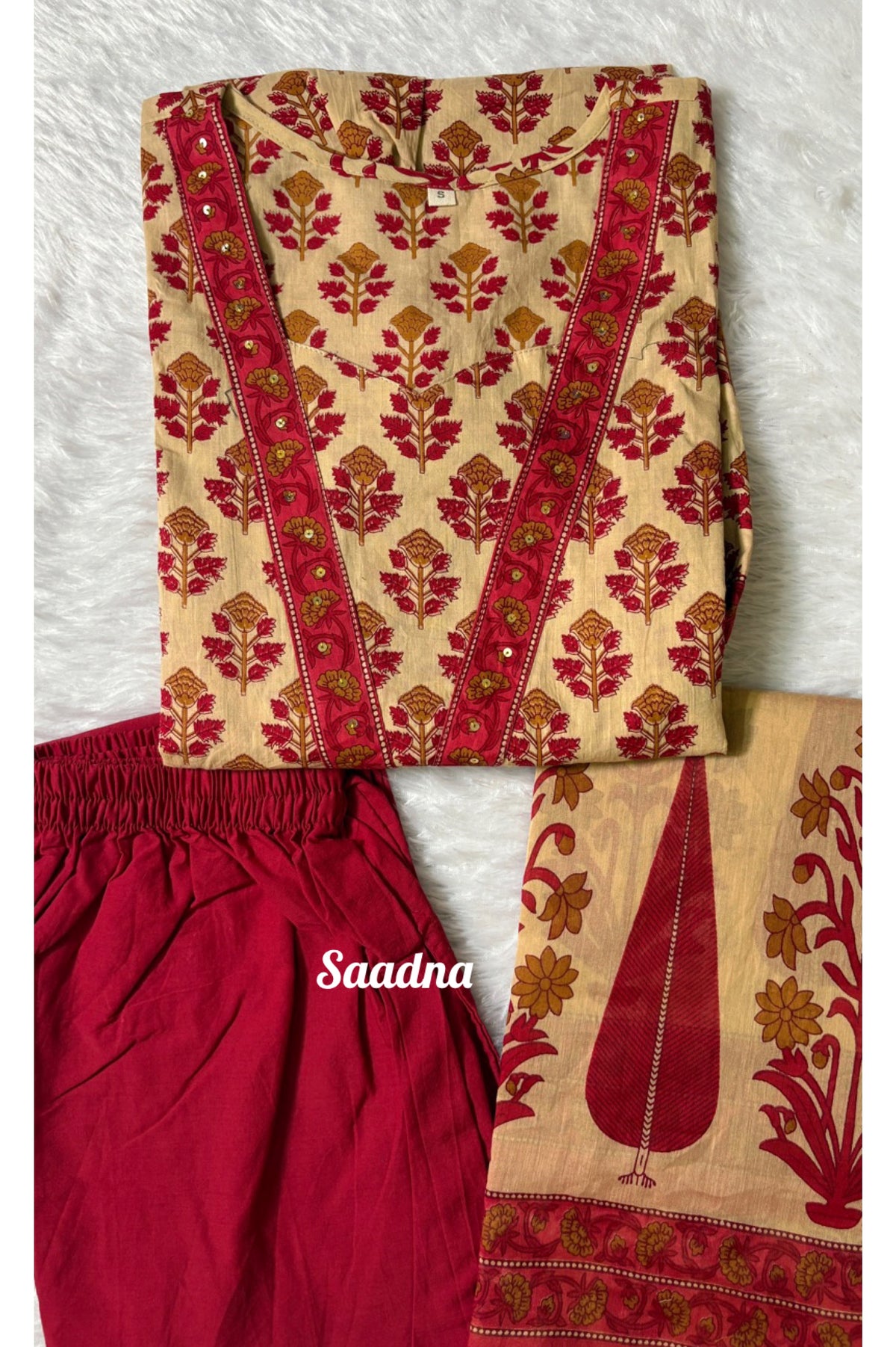 Floral Anarkali Set