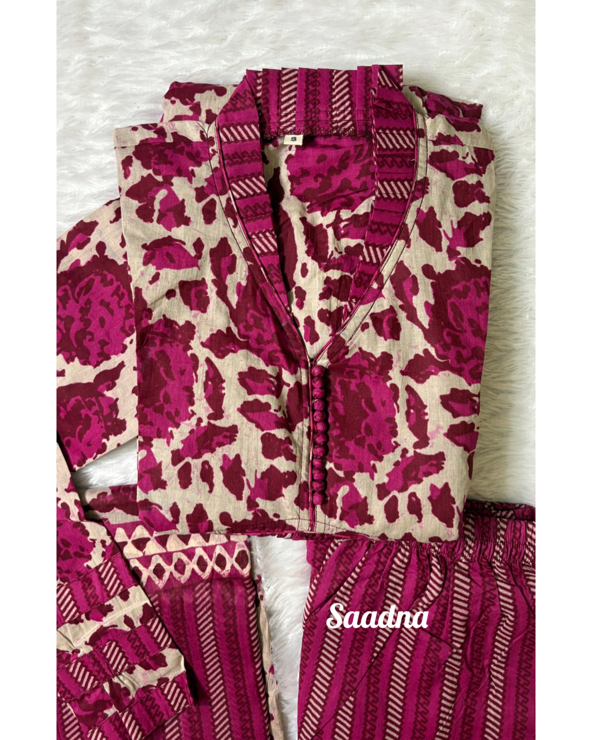 Pink Alia Anarkali set