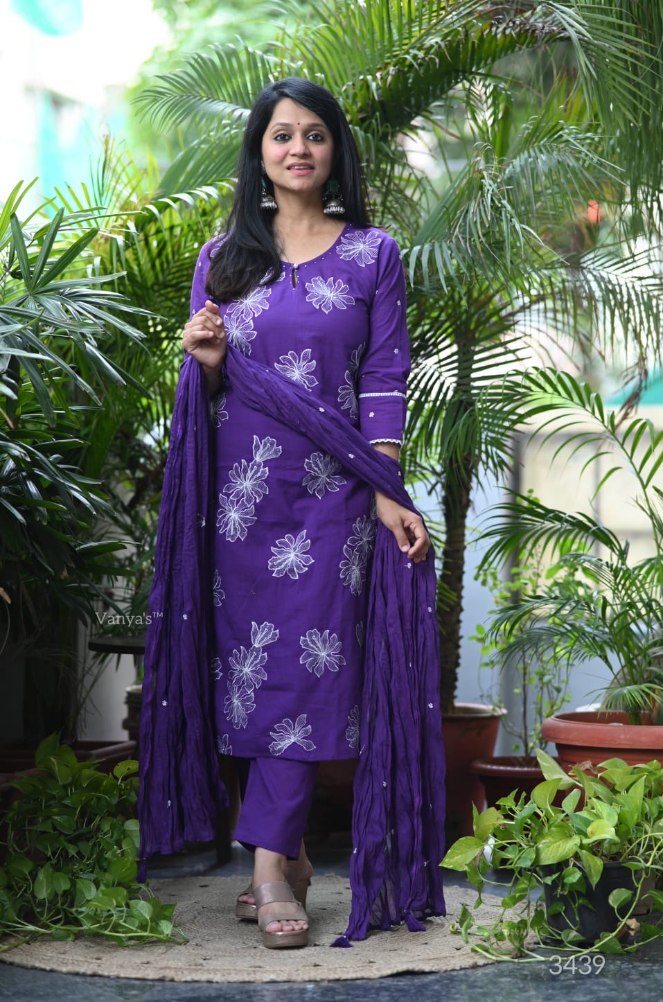Handloom Embroidery Cotton Set -2
