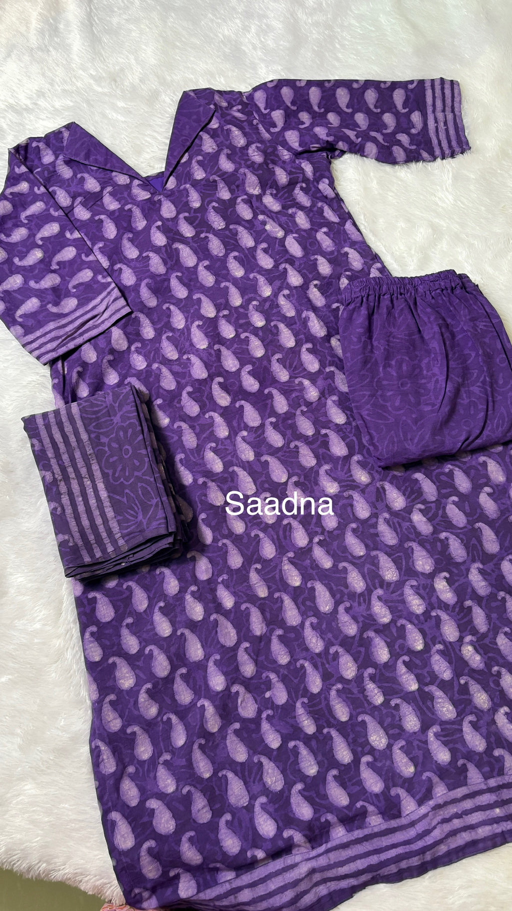 Deep Purple Cotton Set