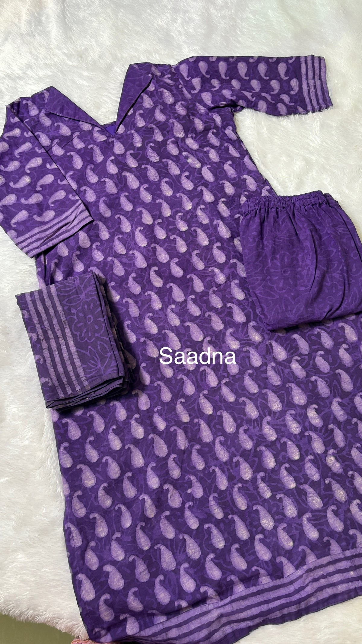 Deep Purple Cotton Set