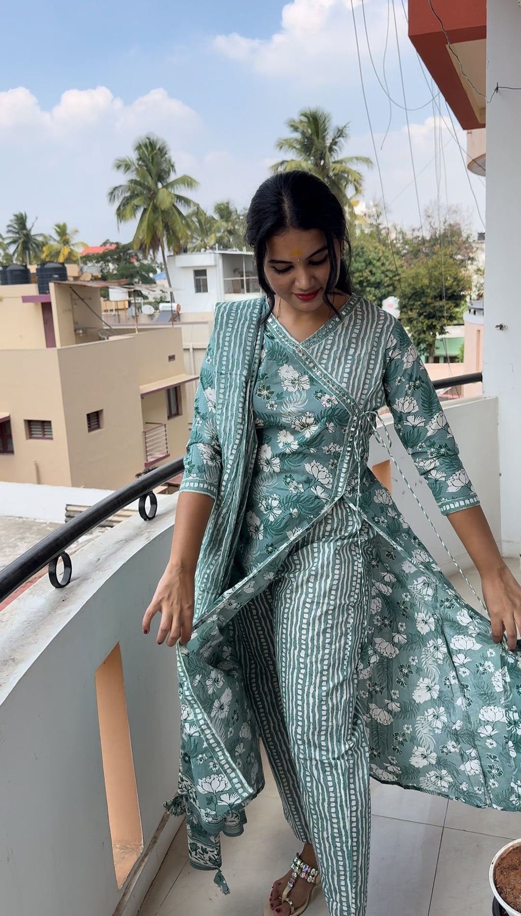 A Line Cotton suit Set