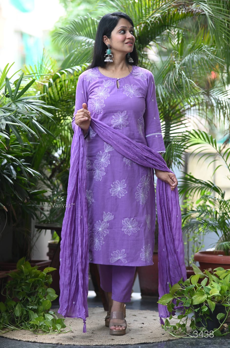 Handloom Embroidery Cotton Salwar set -3