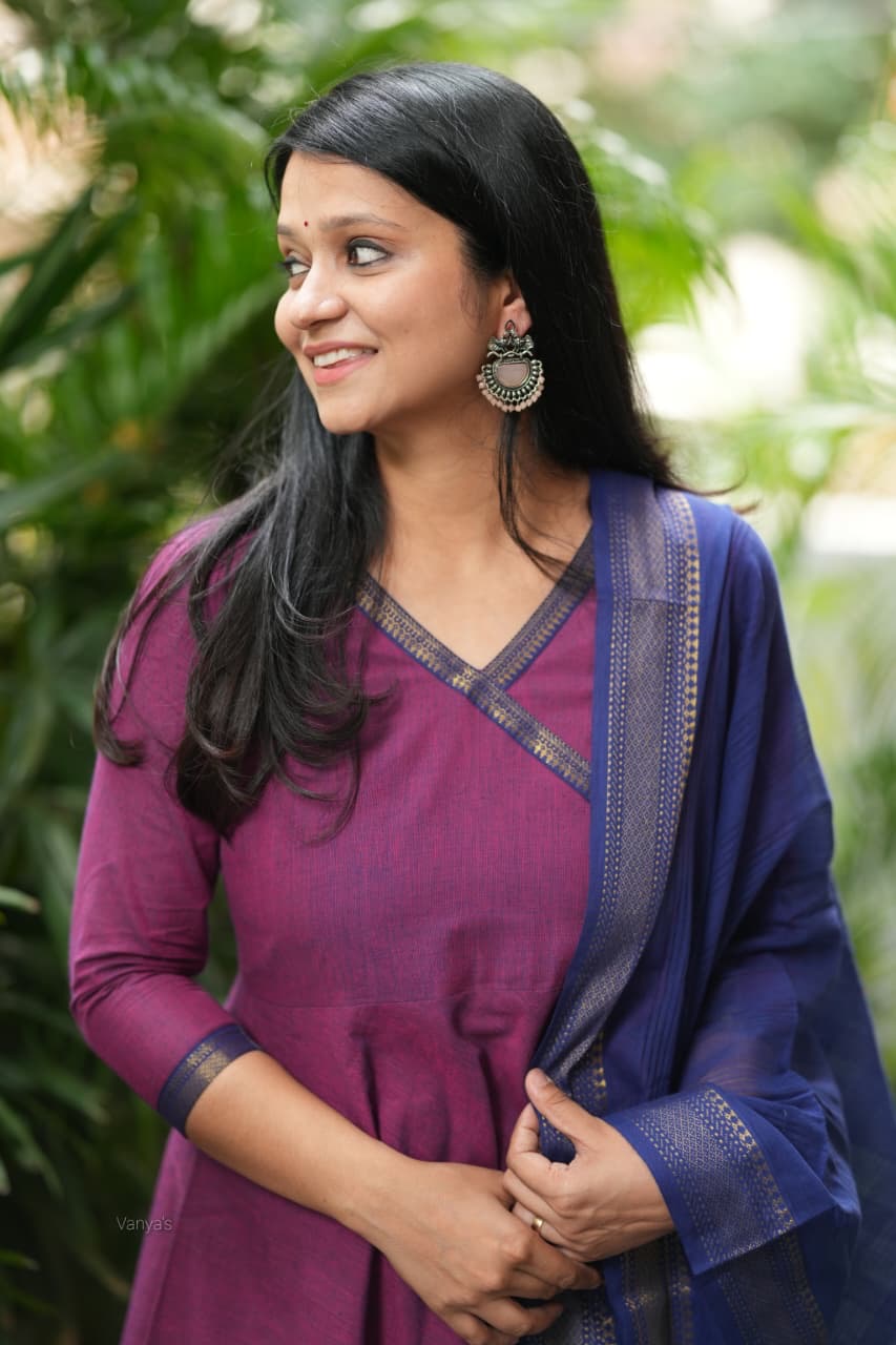 Mangalagiri Anarkali Set - 1