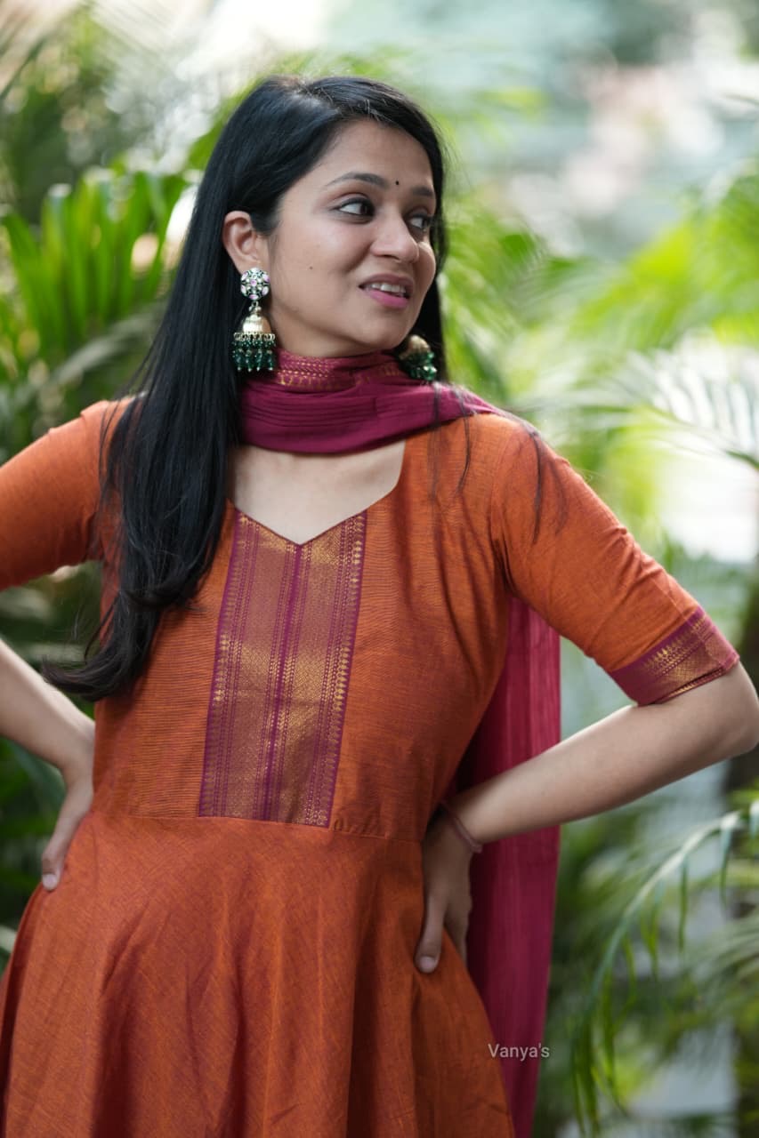 Mangalagiri Anarkali Set-2