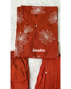 Embroidery Handloom Salwar Set -1