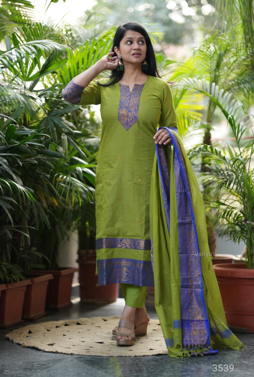 Kanchi Cotton Kurta Set