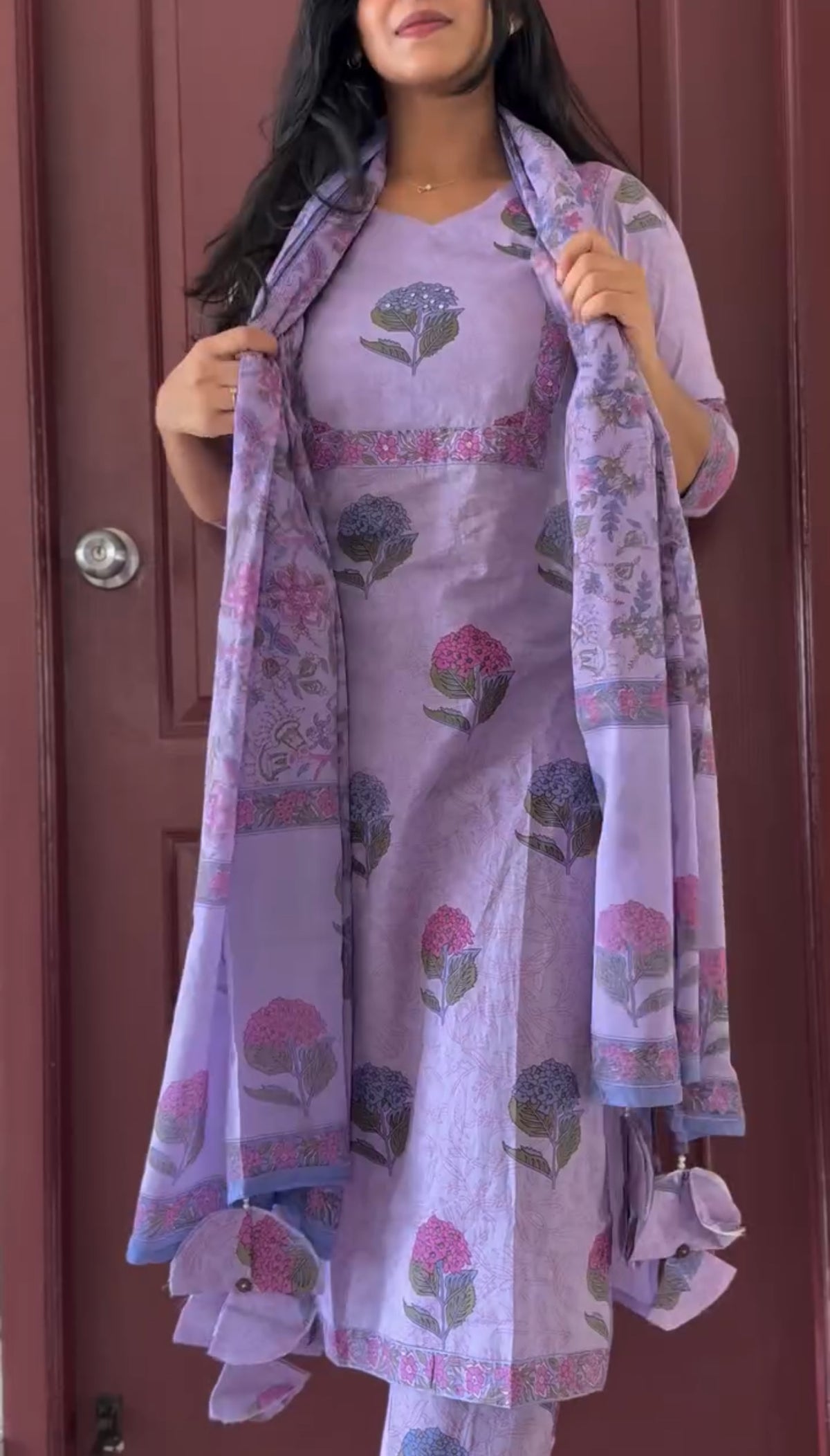 Lilac Cotton Set