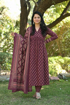 Cotton Anarkali Set