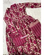 Pink Alia Anarkali set