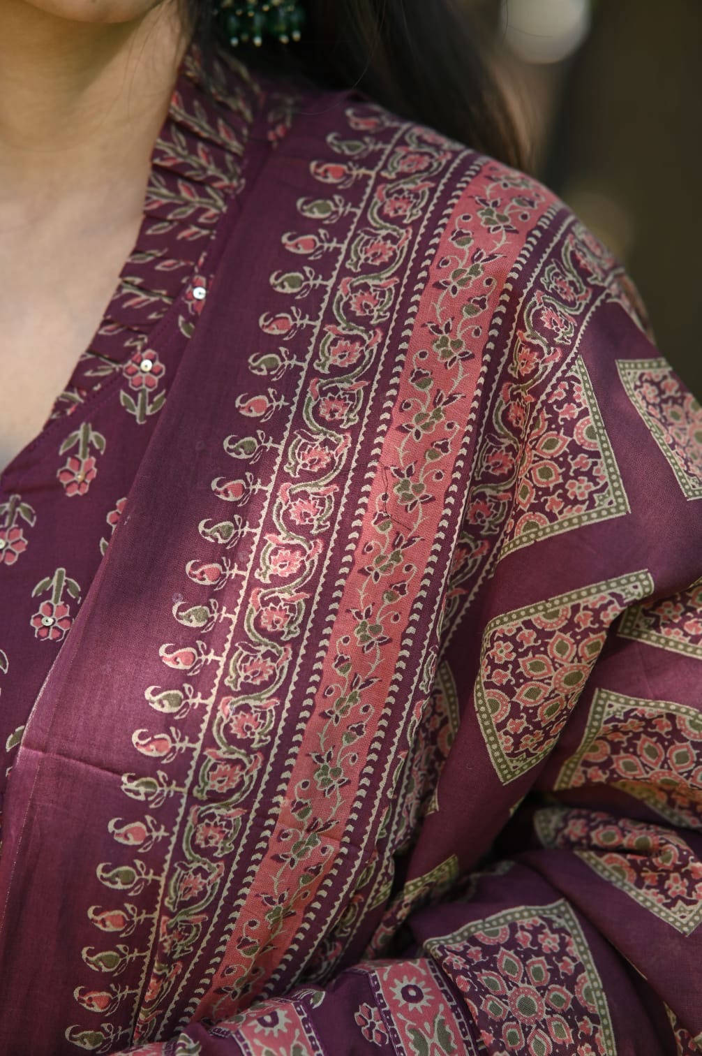 Cotton Anarkali Set