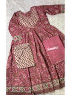 Floral Anarkali Set