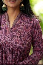 Full Sleeves Anarkali Set