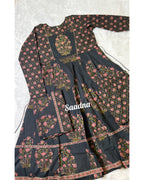 Bottle Green Anarkali set