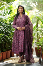 Full Sleeves Anarkali Set
