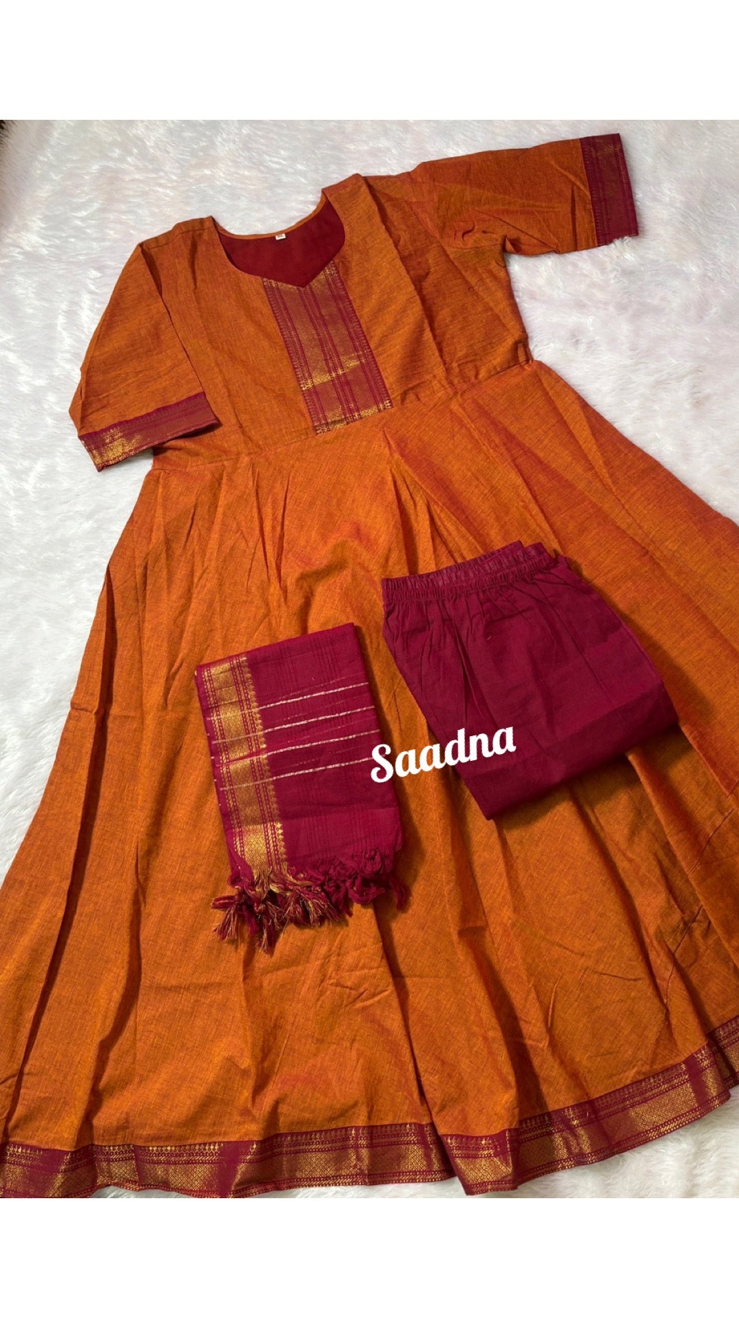 Mangalagiri Anarkali Set-2