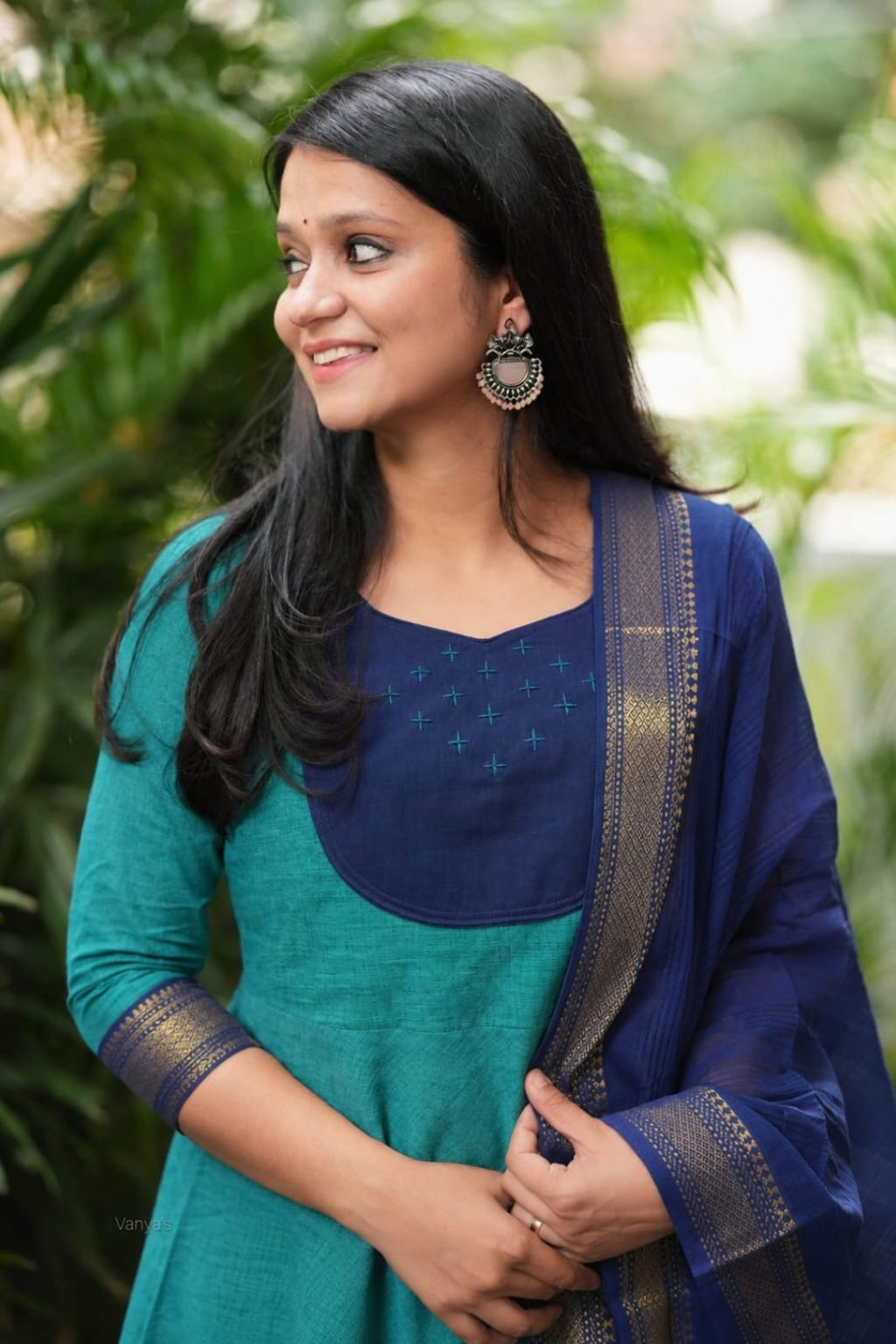 Mangalagiri Anarkali Set