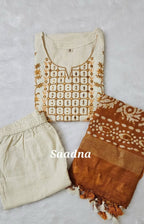 Handloom Cotton Suit Set