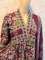 Alia cut Full Sleeves Anarkali Set
