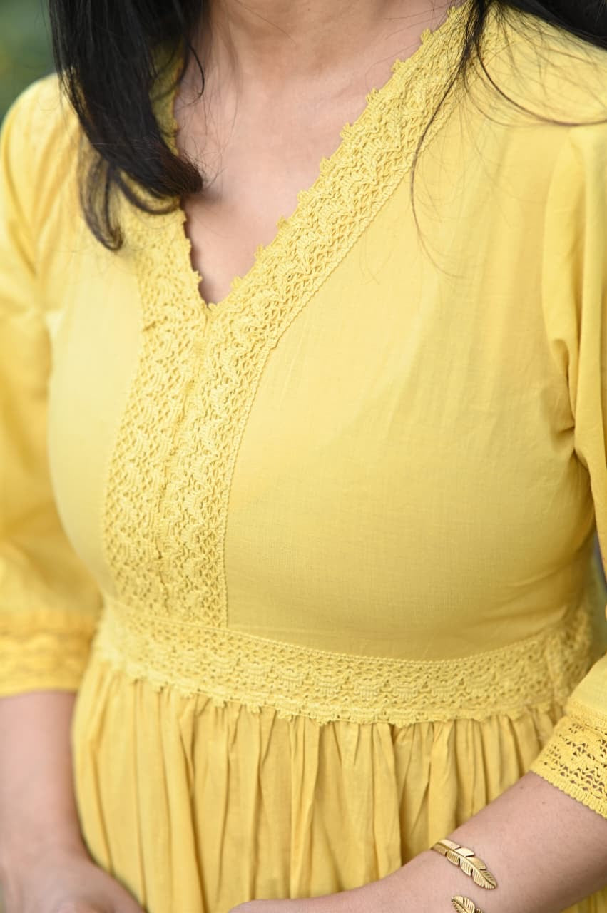 Cotton Tier Gown