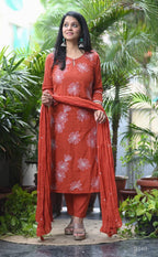 Embroidery Handloom Salwar Set -1