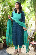 South cotton Handloom Salwar Set