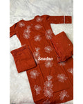 Embroidery Handloom Salwar Set -1