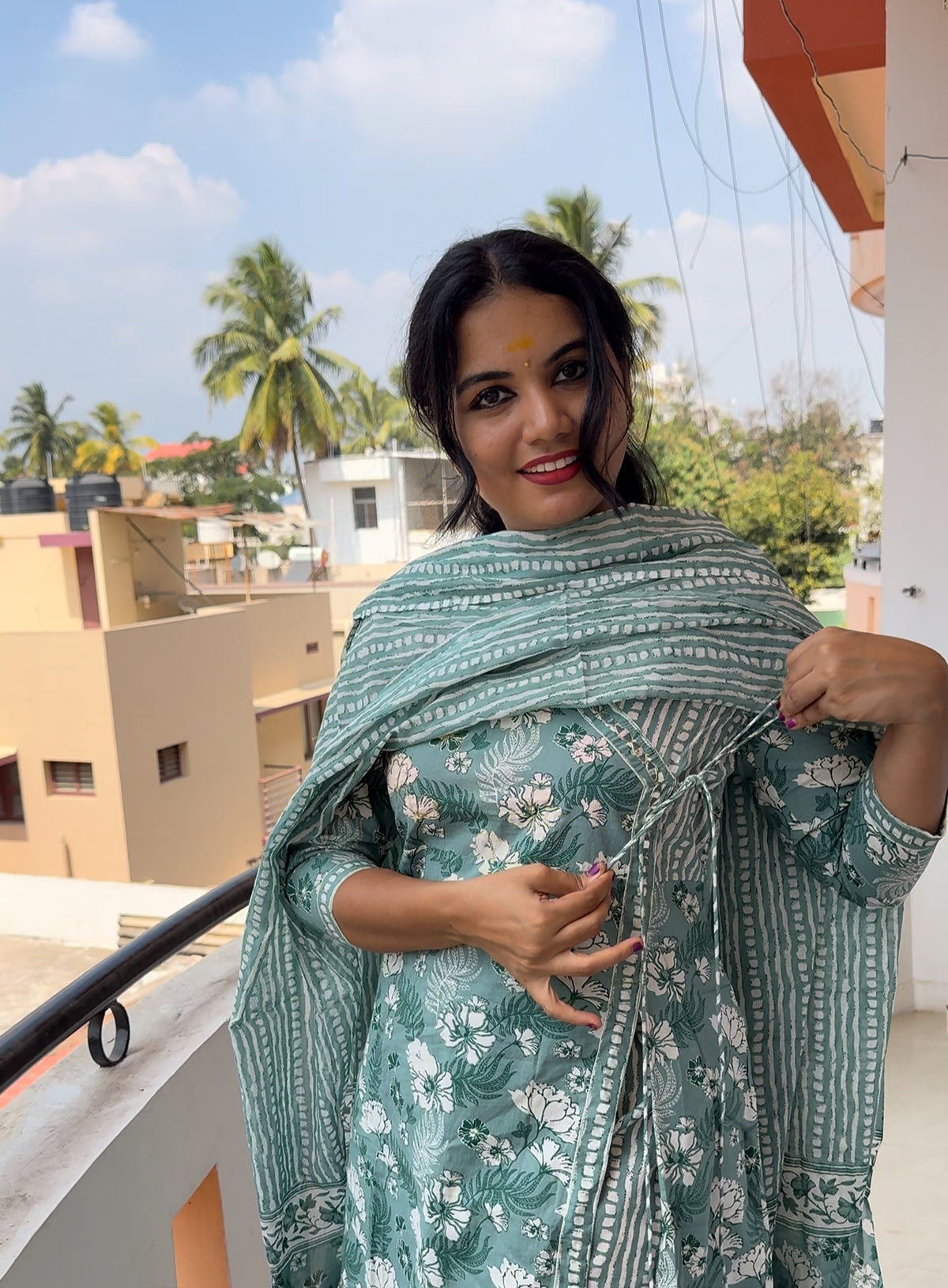 A Line Cotton suit Set