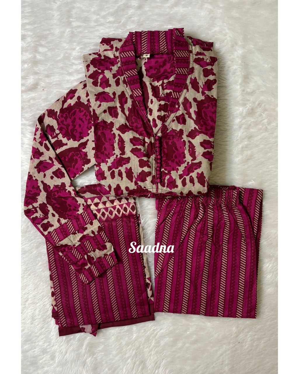 Pink Alia Anarkali set