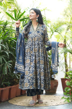 Alia Cut Full Sleeves Anarkali Set