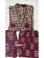 Alia cut Full Sleeves Anarkali Set