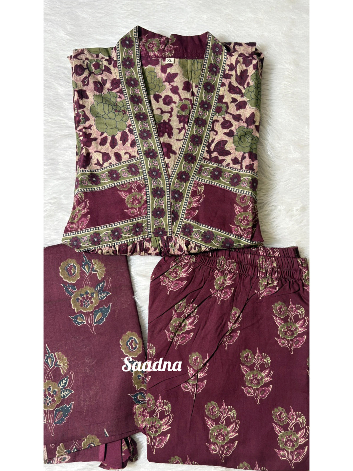 Alia cut Full Sleeves Anarkali Set