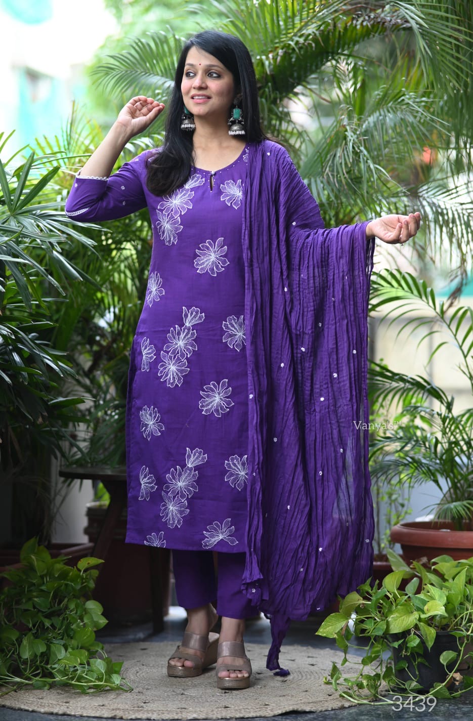 Handloom Embroidery Cotton Set -2