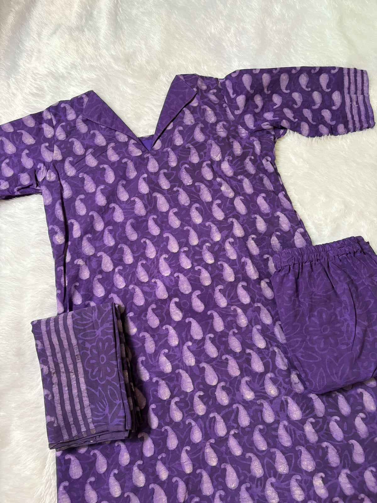 Deep Purple Cotton Set